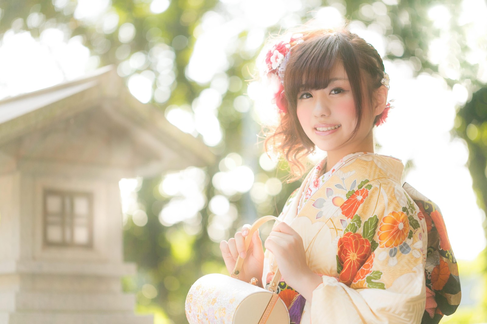 An attraction of kimono